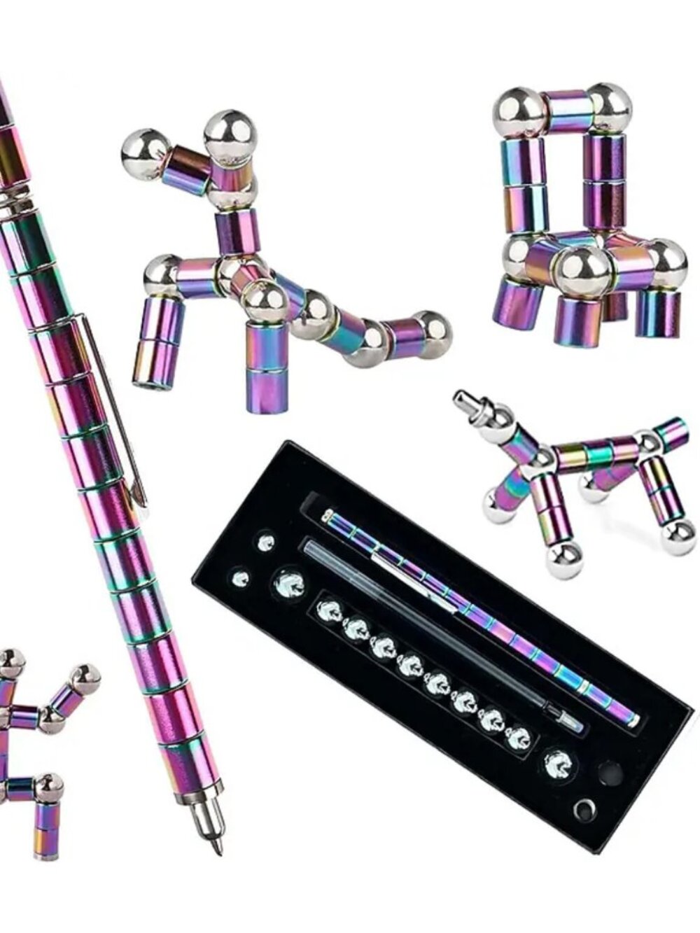 Magnetic Fidget Pen - Multicolor exterior (NIB)